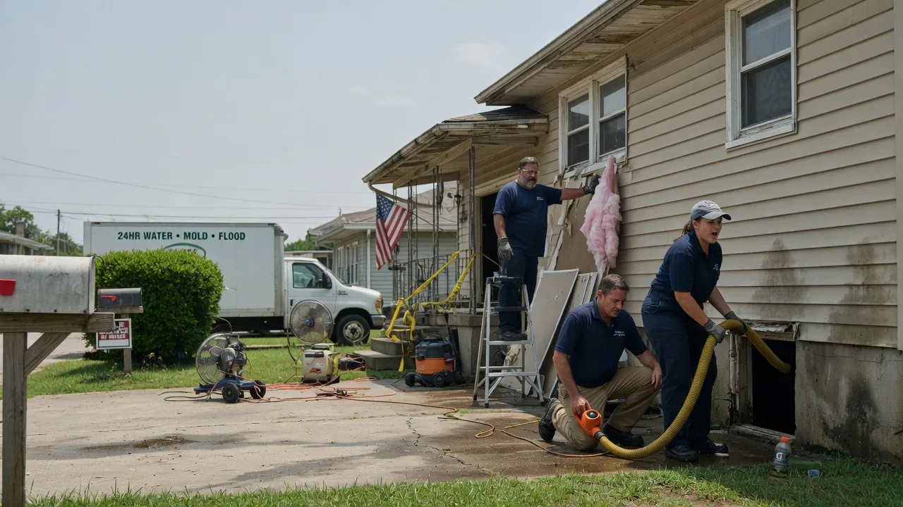 Water Damage Repair in Hillister, TX near me